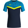 JAKO T-Shirt Iconic - marine/JAKO blau/neongelb - Teamdealer