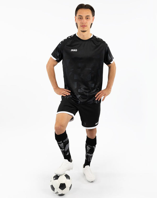 JAKO Trikot Sonic KA - schwarz/anthrazit/weiß - Teamdealer
