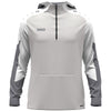 JAKO Zip Hoodie Dynamic - hellgrau/weiß/grau - Teamdealer