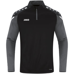 JAKO Ziptop Performance - schwarz/anthra light - Teamdealer