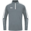 JAKO Ziptop Power - steingrau - Teamdealer