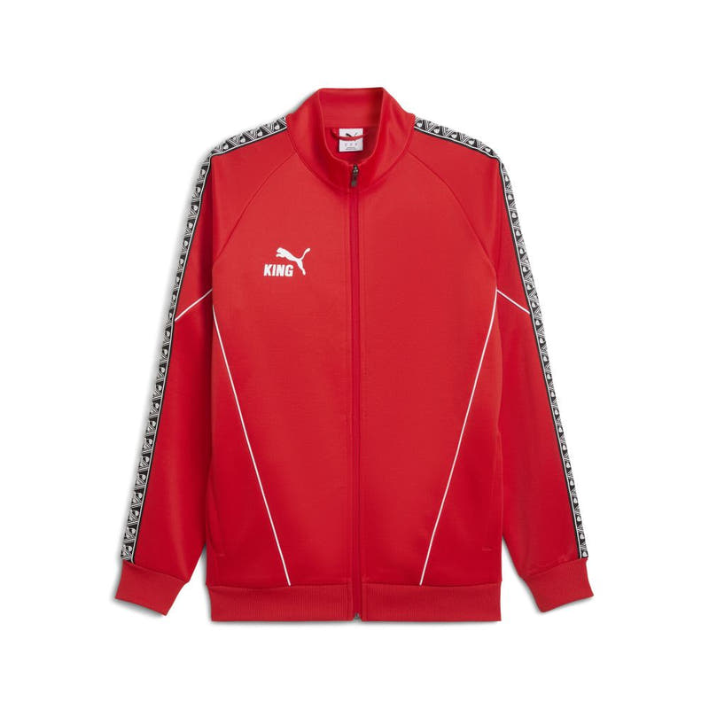 Puma teamKING Anthem Jacke - Rot/Weiß - Teamdealer