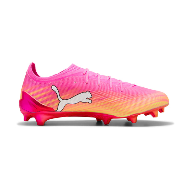 Puma ULTRA 6 ULTIMATE FG Poison Pink – Seitenansicht außen