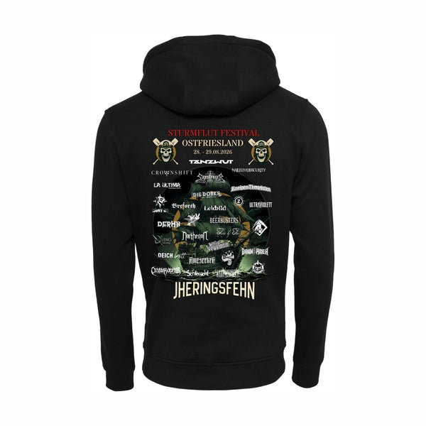 Sturmflut – Offizielles Line-Up - Sonder - Kapuzenjacke Unisex