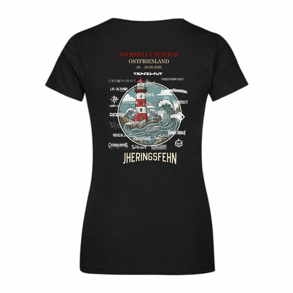 Sturmflut – Offizielles Line-Up Damenshirt - Teamdealer