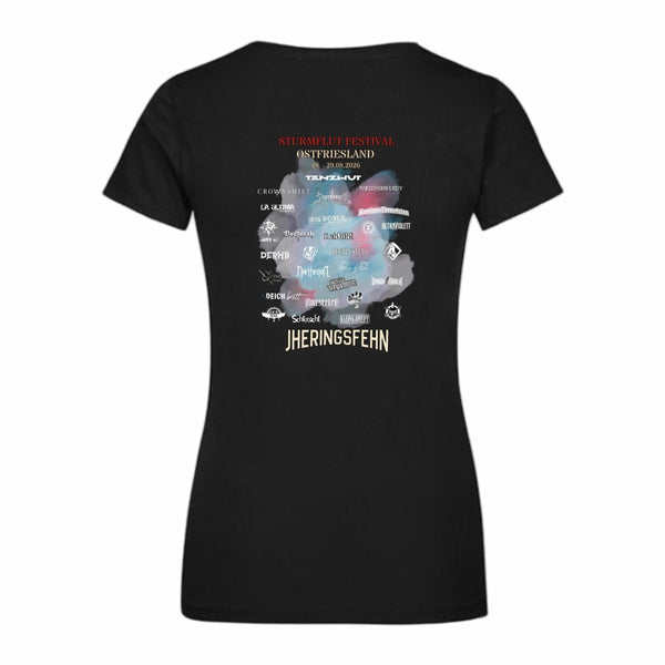 Sturmflut – Offizielles Line - Up Damenshirt - Teamdealer
