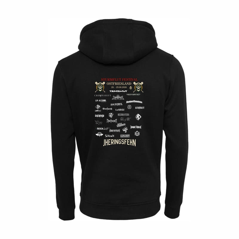Sturmflut – Offizielles Line - Up Kapuzenjacke (Unisex) - Teamdealer