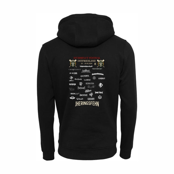 Sturmflut – Offizielles Line - Up Kapuzenjacke (Unisex) - Teamdealer