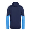 Winterized Half-Zip Kickers Jugend – Rückansicht mit Kapuze